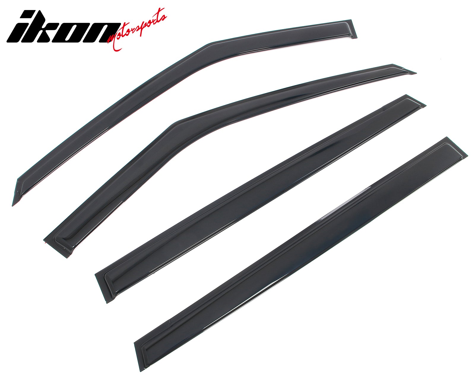 Fits 22-26 Kia Carnival Window Visors Vent Rain Sun Guards Deflectors Tape-On