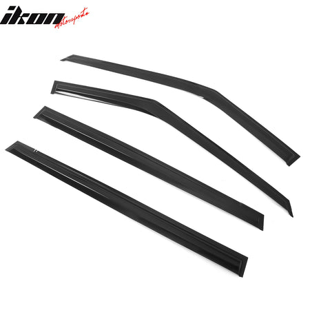 Fits 22-26 Kia Carnival Mugen Style Window Visors Deflector Smoke Acrylic 4PCS