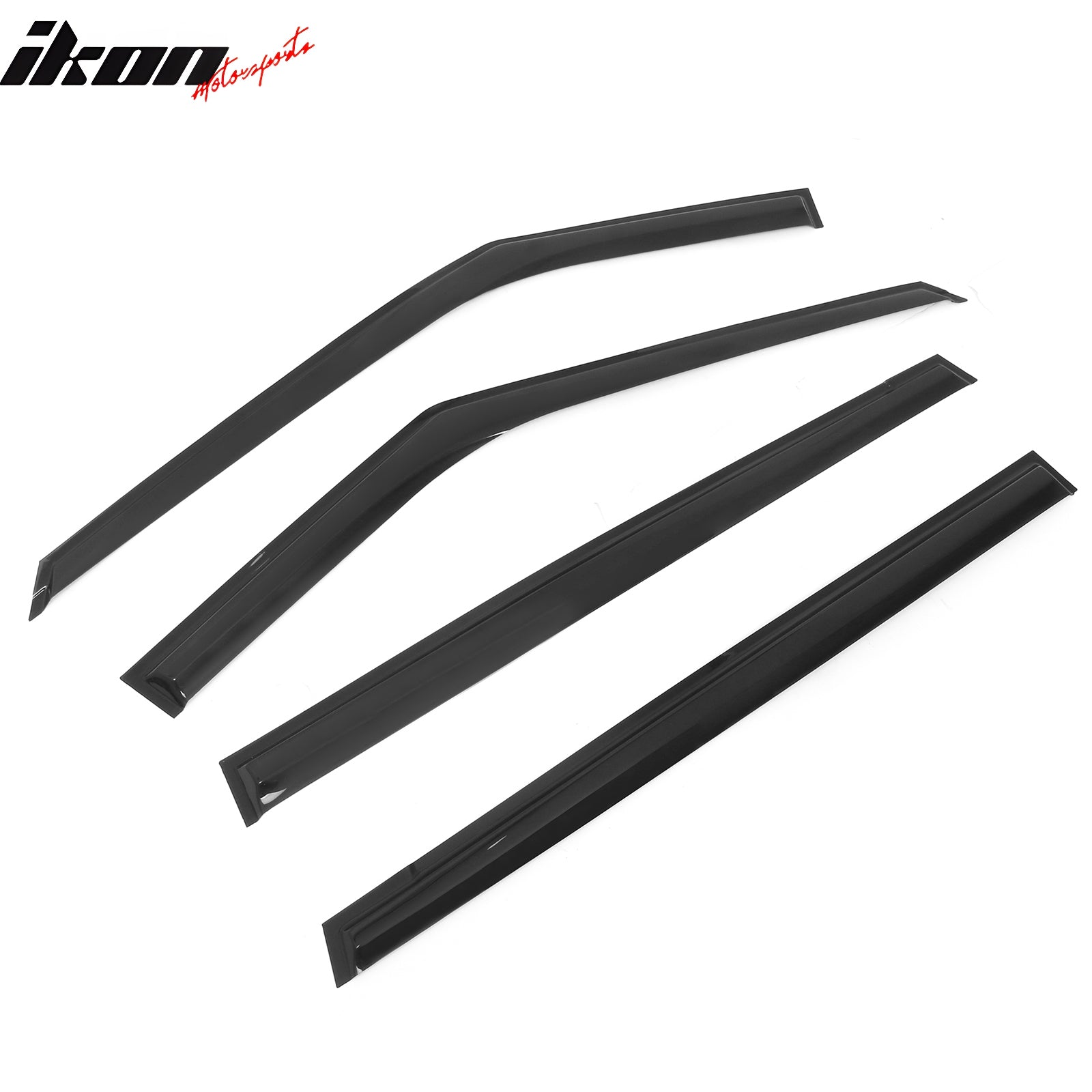 Fits 22-26 Kia Carnival Mugen Style Window Visors Deflector Smoke Acrylic 4PCS