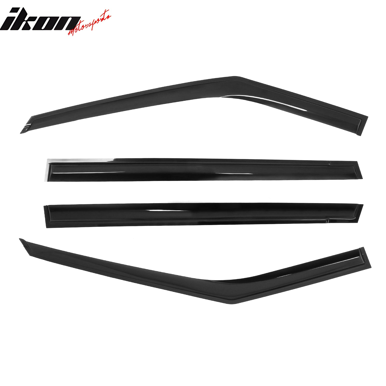 Fits 22-26 Kia Carnival Mugen Style Window Visors Deflector Smoke Acrylic 4PCS