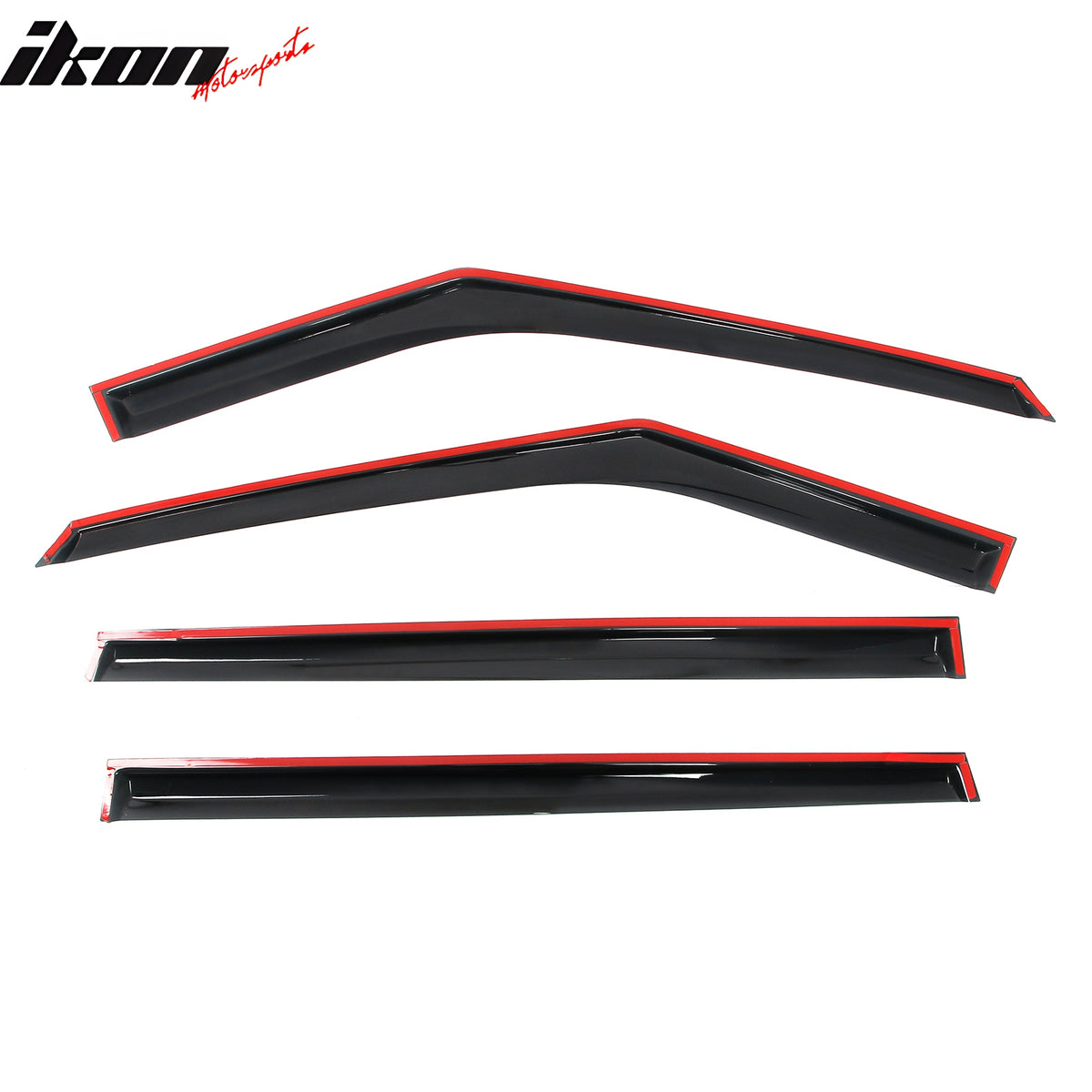 Fits 22-26 Kia Carnival Mugen Style Window Visors Deflector Smoke Acrylic 4PCS