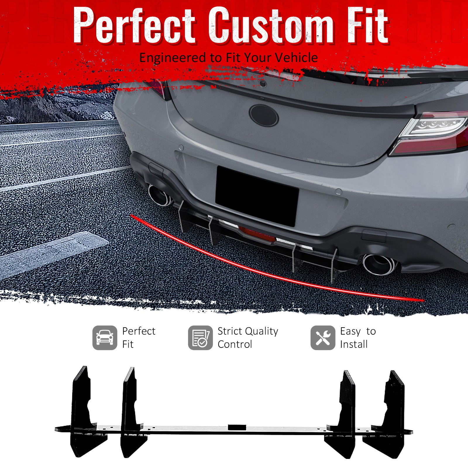 Rear Diffuser for 2022-2026 BRZ GR86 ABS – Ikon Motorsports
