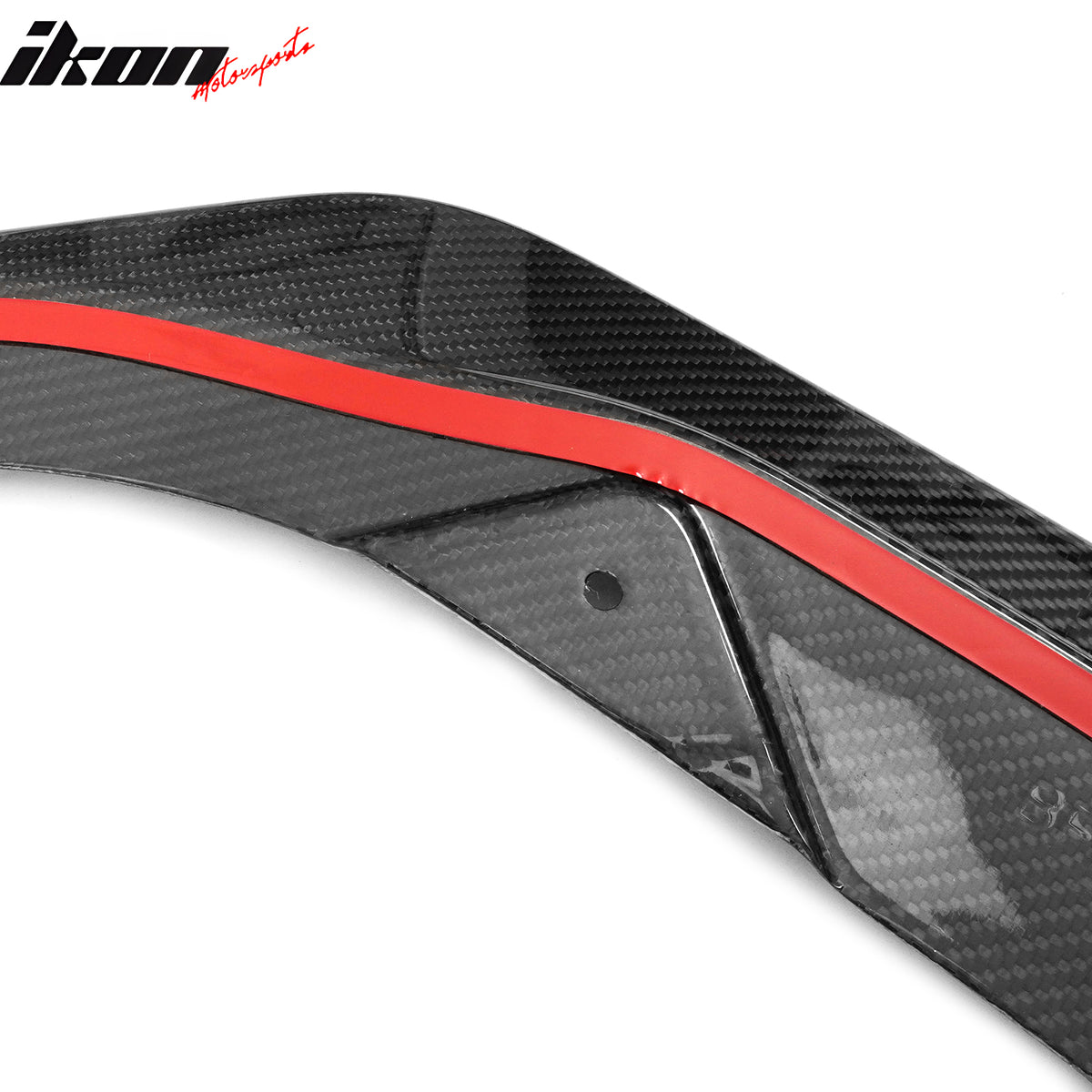 Fits 22-26 Subaru WRX STI Style Front Bumper Lip Spoiler Real Carbon Fiber 3PCS