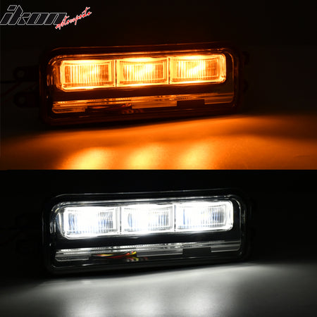 Fits 22-26 Toyota Tundra/24-25 Tacoma/23-26 Sequoia LED Fog Light Projector Lamp