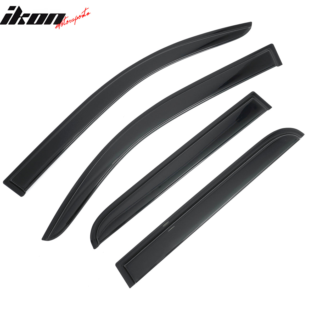 Fits 22-26 Toyota Tundra Double Cab Window Visors Acrylic Rain Deflectors 4PCS