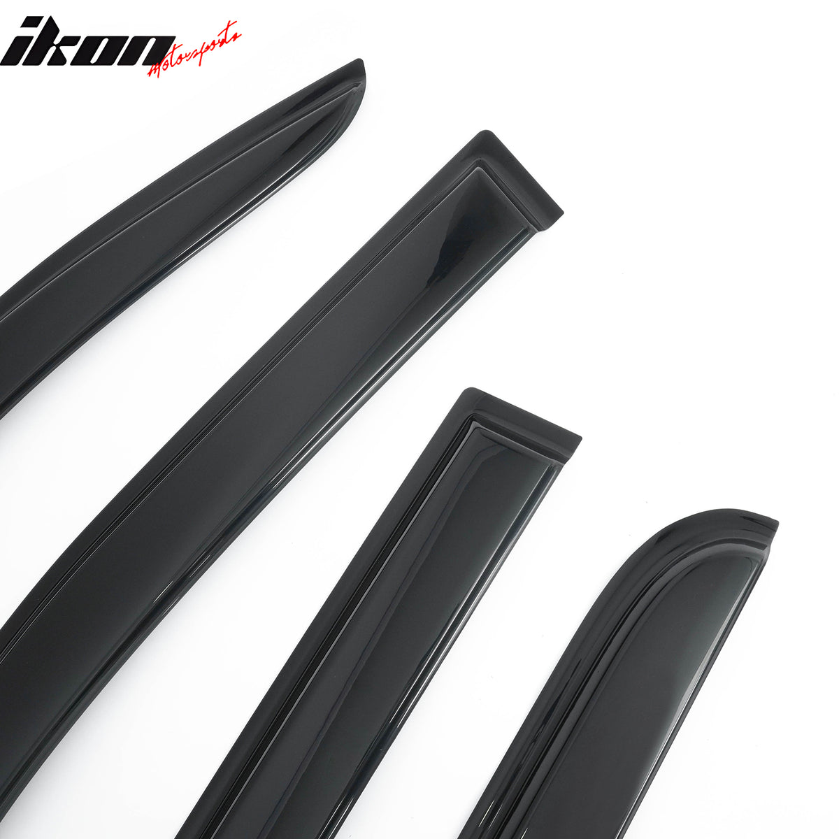 Fits 22-26 Toyota Tundra Double Cab Window Visors Acrylic Rain Deflectors 4PCS