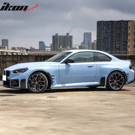 Fits 23-25 BMW G87 M2 Front Rear Side Spats M Performance Style Dry Carbon Fiber