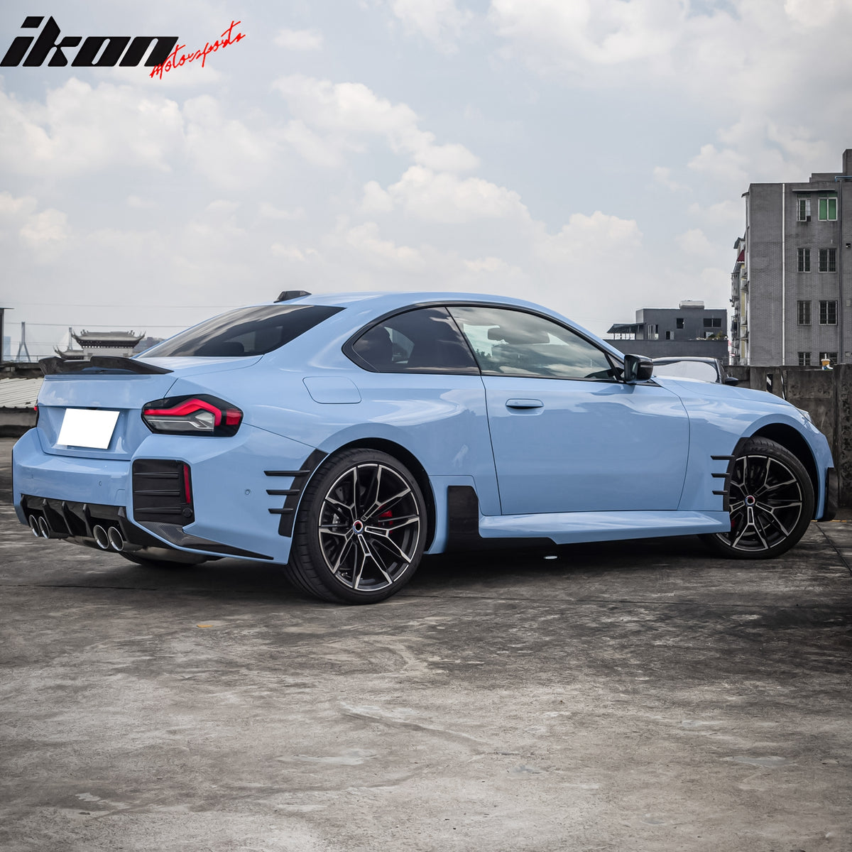 Fits 23-25 BMW G87 M2 Front Rear Side Spats M Performance Style Dry Carbon Fiber