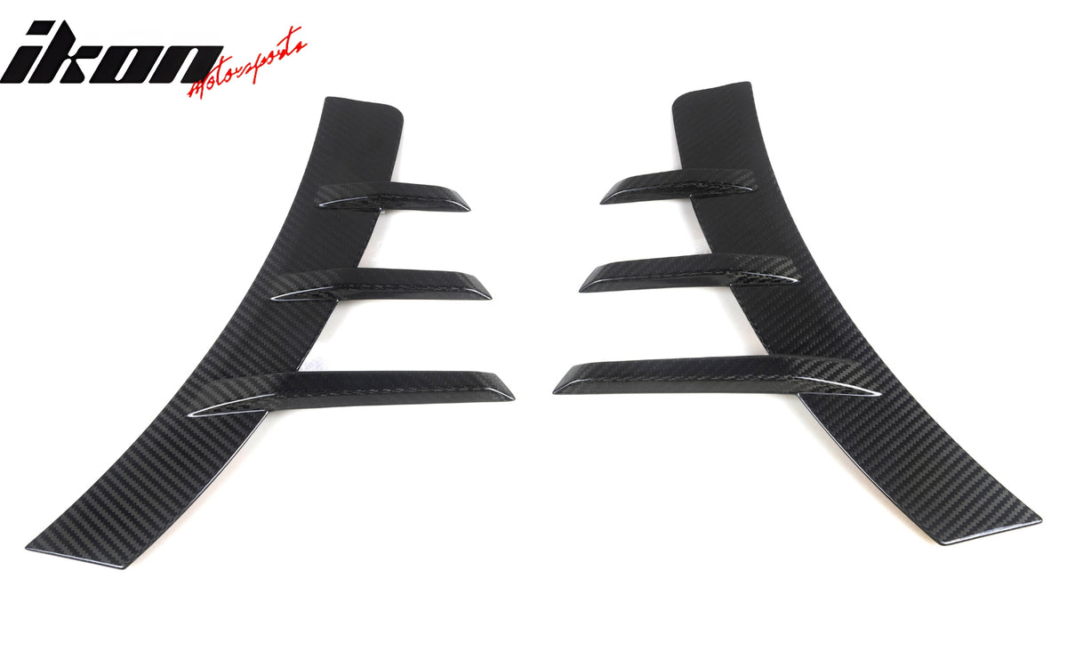 Fits 23-25 BMW G87 M2 Front Rear Side Spats M Performance Style Dry Carbon Fiber