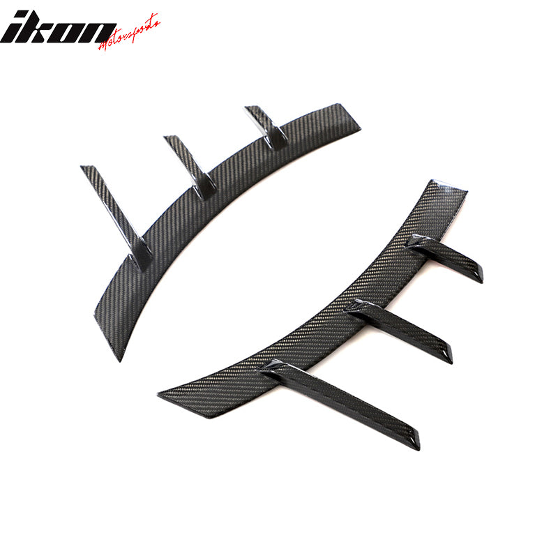 Fits 23-25 BMW G87 M2 Front Rear Side Spats M Performance Style Carbon Fiber Fin