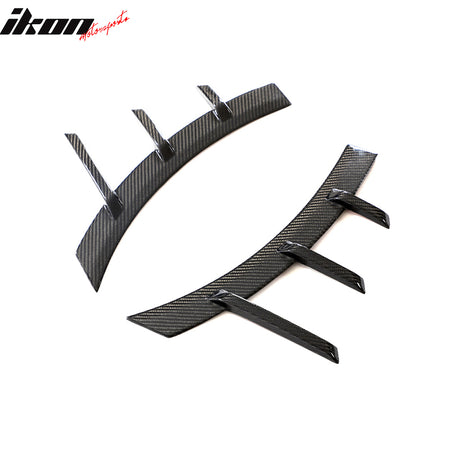 Fits 23-25 BMW G87 M2 Front Rear Side Spats M Performance Style Carbon Fiber Fin