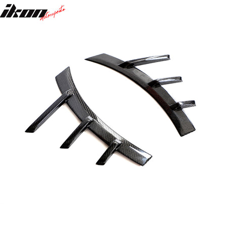 Fits 23-25 BMW G87 M2 Front Rear Side Spats M Performance Style Carbon Fiber Fin