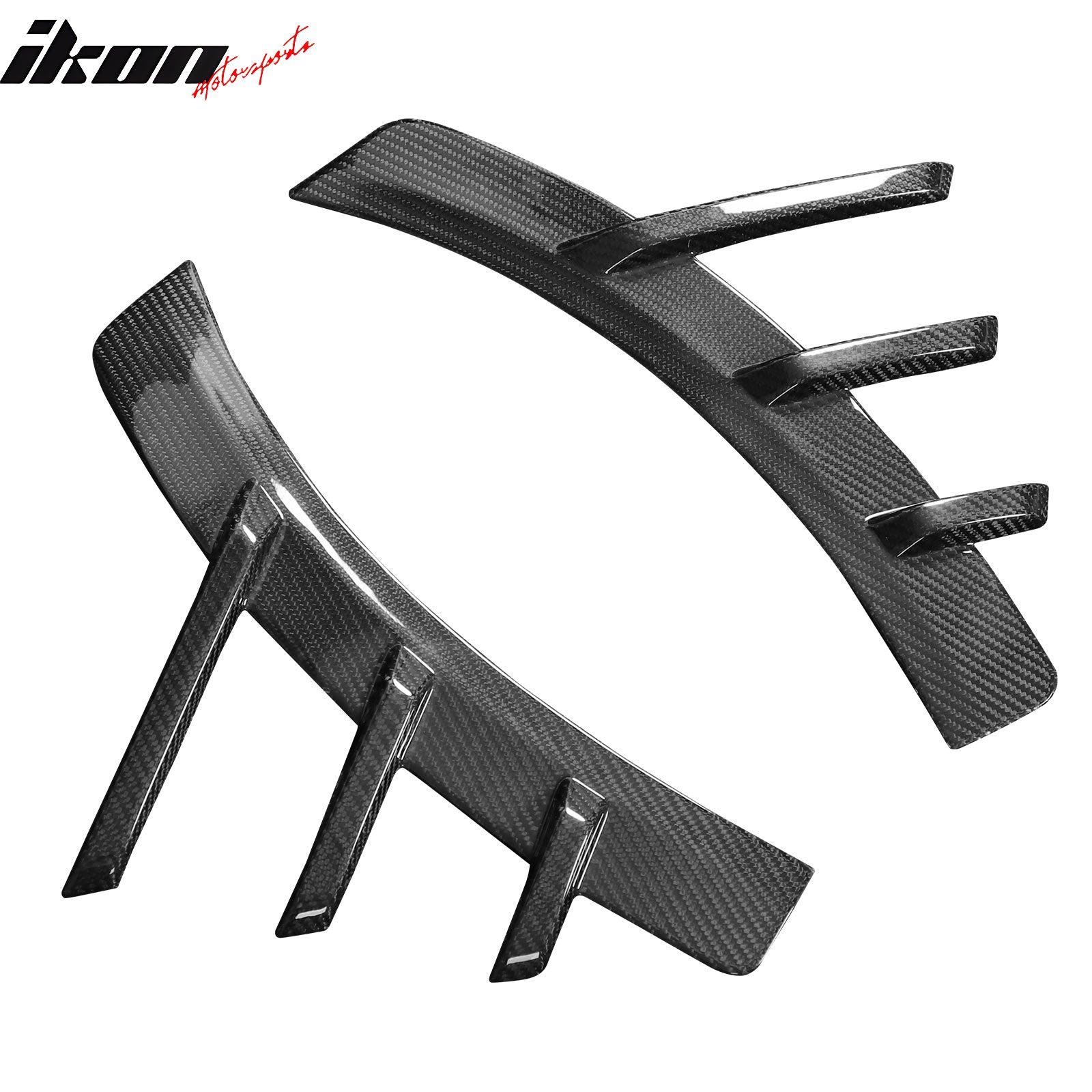 Fits 23-25 BMW G87 M2 Front Rear Side Spats M Performance Style Carbon Fiber Fin