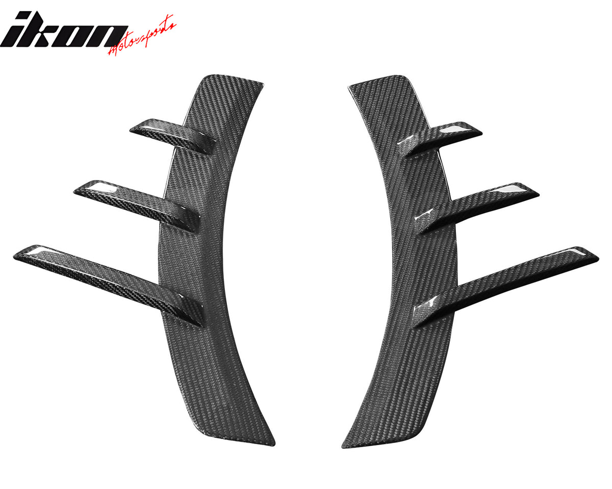 Fits 23-25 BMW G87 M2 Front Rear Side Spats M Performance Style Carbon Fiber Fin