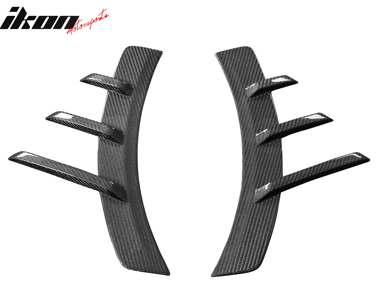 Fits 23-25 BMW G87 M2 Front Rear Side Spats M Performance Style Carbon Fiber Fin