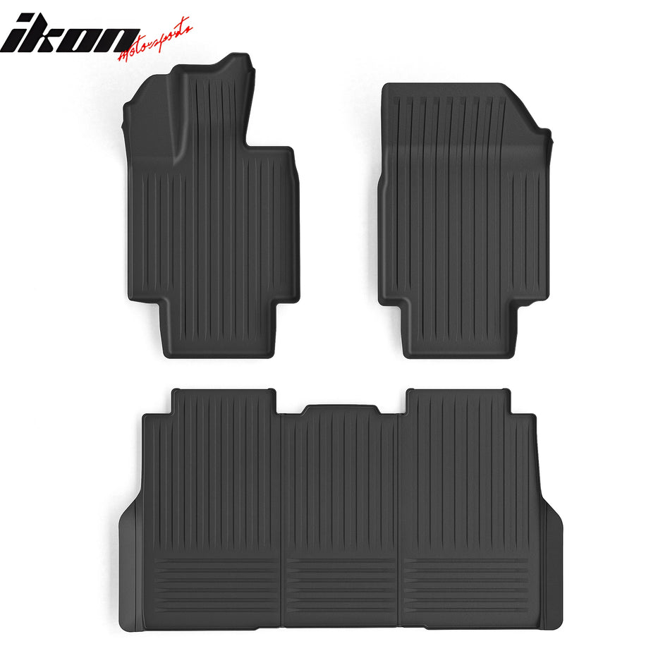 2023-2025 Tesla Cybertruck 3D Molded Floor Mats All Weather Carpet TPE