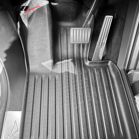 Fits 23-25 Tesla Cybertruck TPE Floor Mats All Weather Protection Liners Carpets
