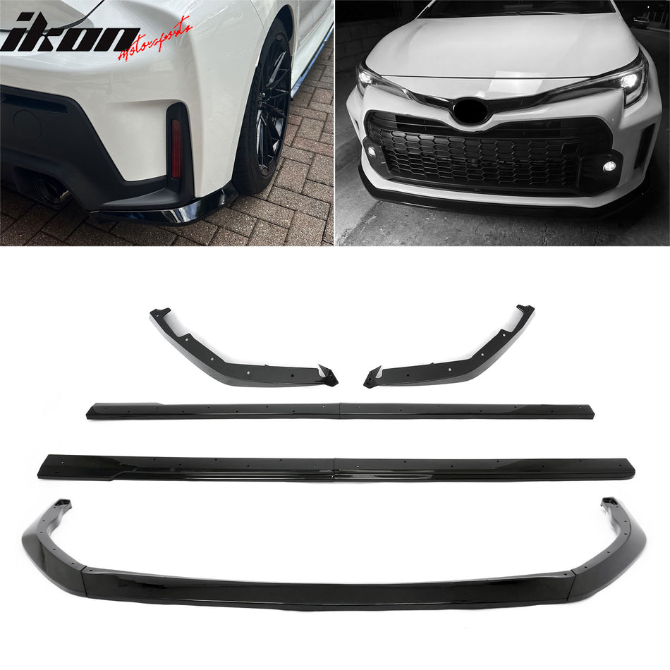 Front Lip& Side Skirts& Rear Aprons for Toyota GR Corolla 2023-2024 AS