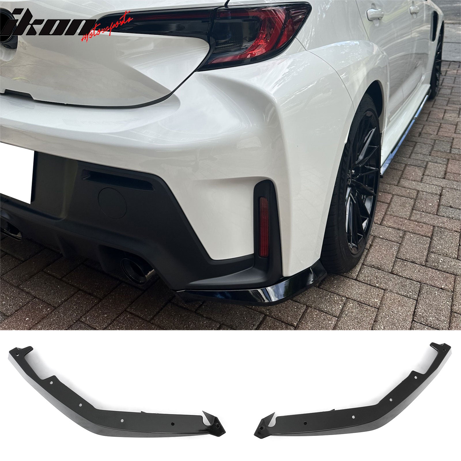Fits 23-24 Toyota GR Corolla AS Style Front Lip& Side Skirts&