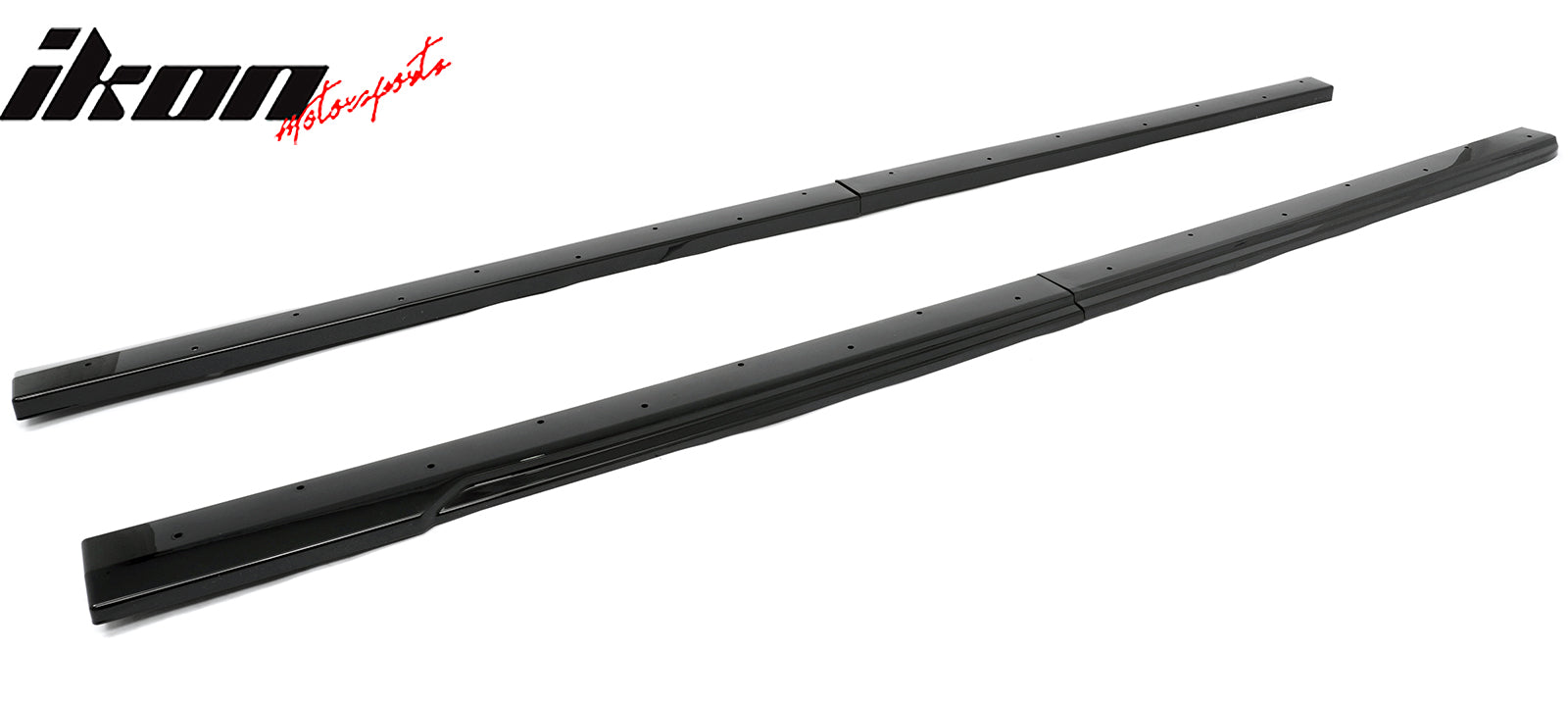 Fits 23-24 Toyota GR Corolla AS Style Front Lip& Side Skirts& Aprons Gloss Black