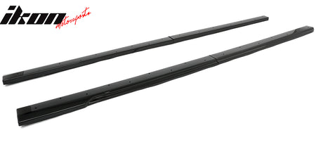 Fits 23-24 Toyota GR Corolla AS Style Front Lip& Side Skirts& Aprons Gloss Black