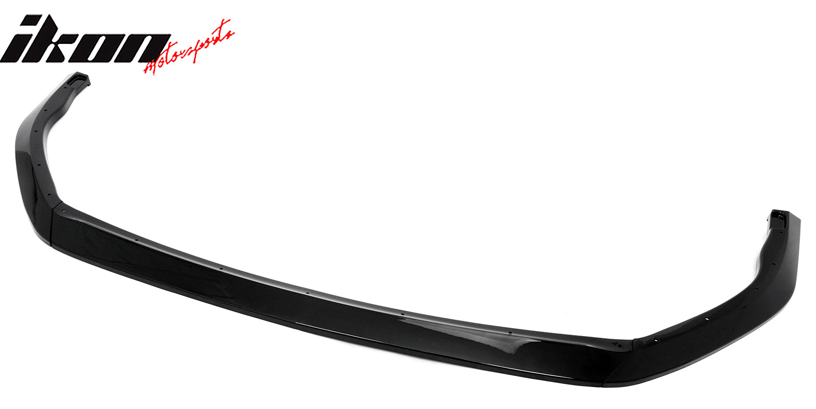 For 23-24 Toyota GR Corolla AS Style 3PC Front Bumper Lip Spoiler Gloss Black PP