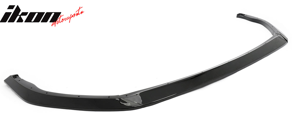For 23-24 Toyota GR Corolla AS Style 3PC Front Bumper Lip Spoiler Gloss Black PP
