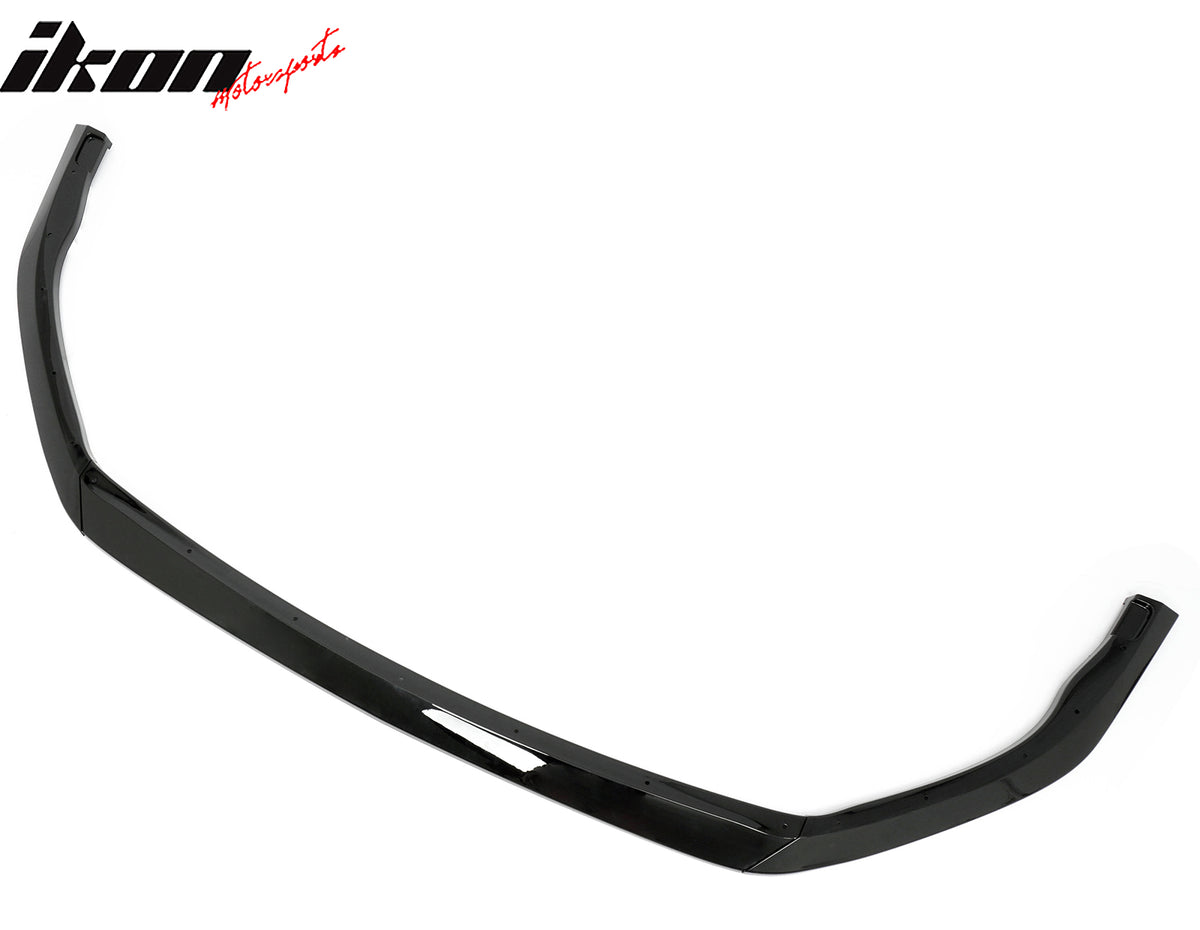 For 23-24 Toyota GR Corolla AS Style 3PC Front Bumper Lip Spoiler Gloss Black PP