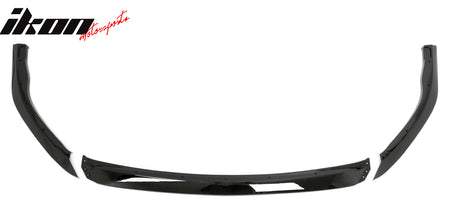 For 23-24 Toyota GR Corolla AS Style 3PC Front Bumper Lip Spoiler Gloss Black PP
