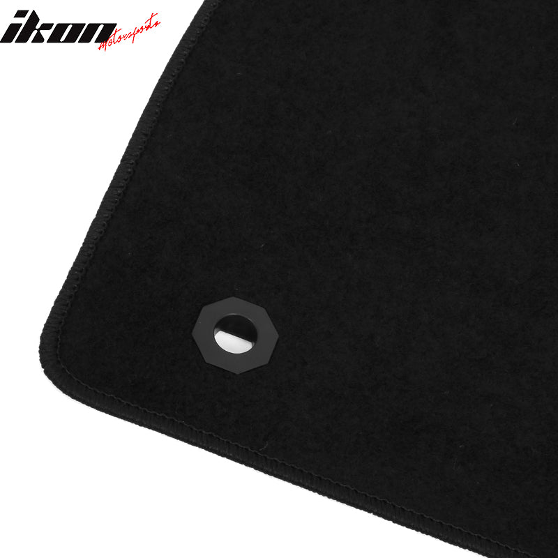 Fits 23-25 Toyota bZ4X & Subaru Solterra 4PCS Car Floor Mats Carpets Nylon Black