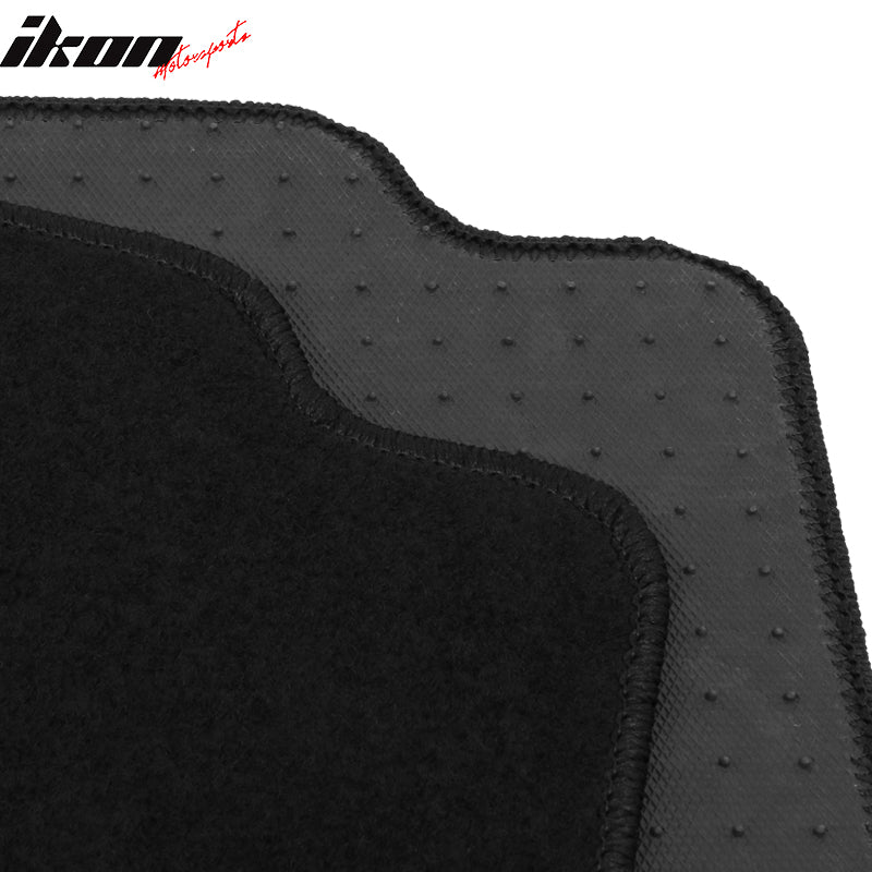 Fits 23-25 Toyota bZ4X & Subaru Solterra 4PCS Car Floor Mats Carpets Nylon Black