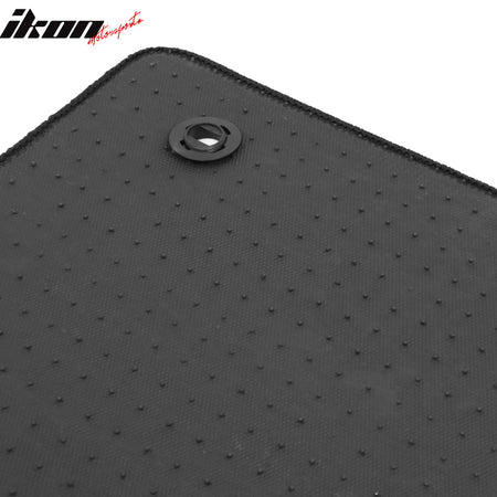 Fits 23-25 Toyota bZ4X & Subaru Solterra 4PCS Car Floor Mats Carpets Nylon Black