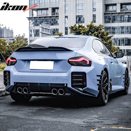Dry Carbon Fiber Fits 23-24 BMW G87 M2 Rear Bumper Diffuser Performance Style