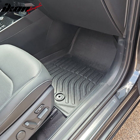 Fits 23-25 Kia Niro EV Floor Mats All Weather TPE 3D Carpets Liner Guard 3PC Set