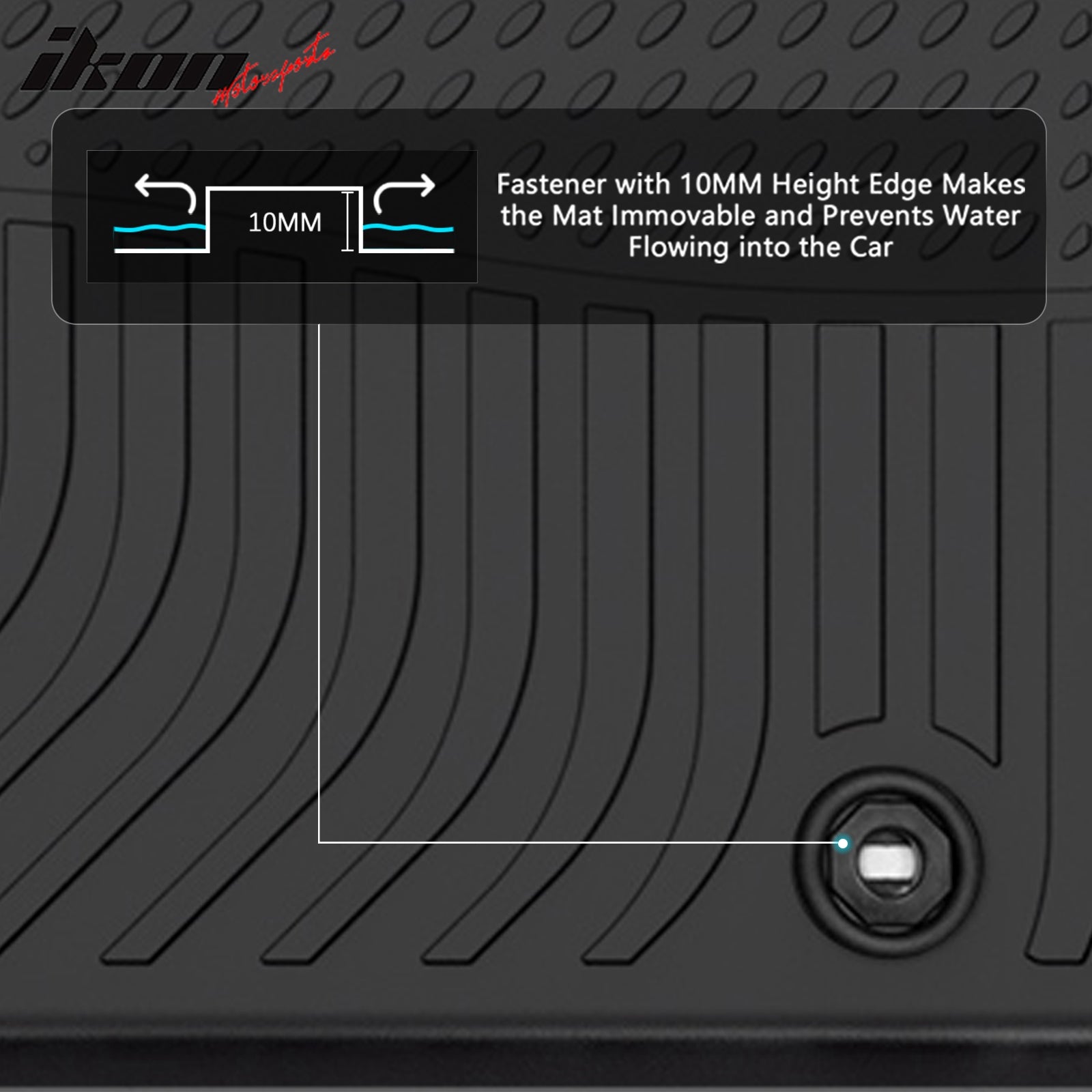 Fits 2023-2025 Subaru Solterra/Toyota bZ4X Floor Mats All Weather TPE 3D Carpets