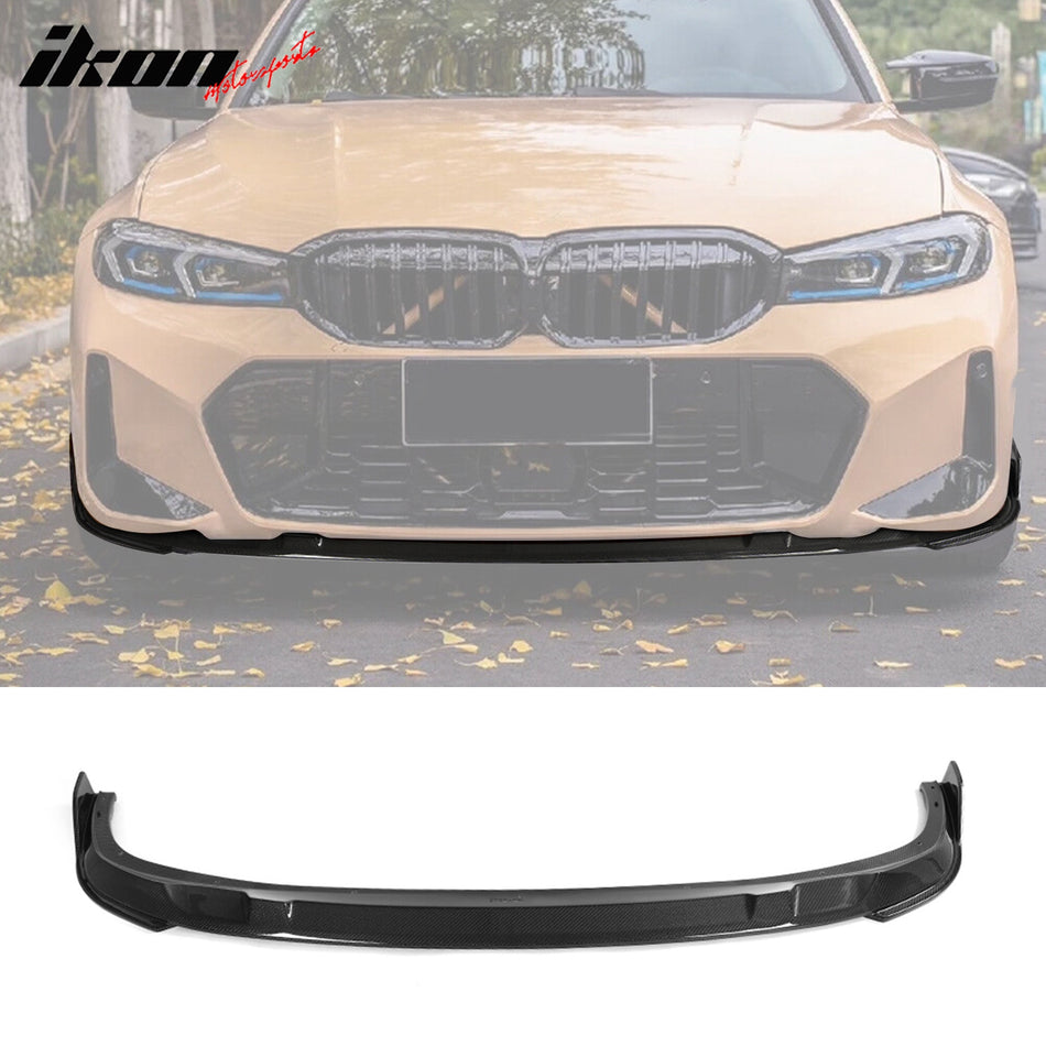 2023-2026 BMW G20 LCI M340i M Sport 3D Carbon Fiber Front Bumper Lip
