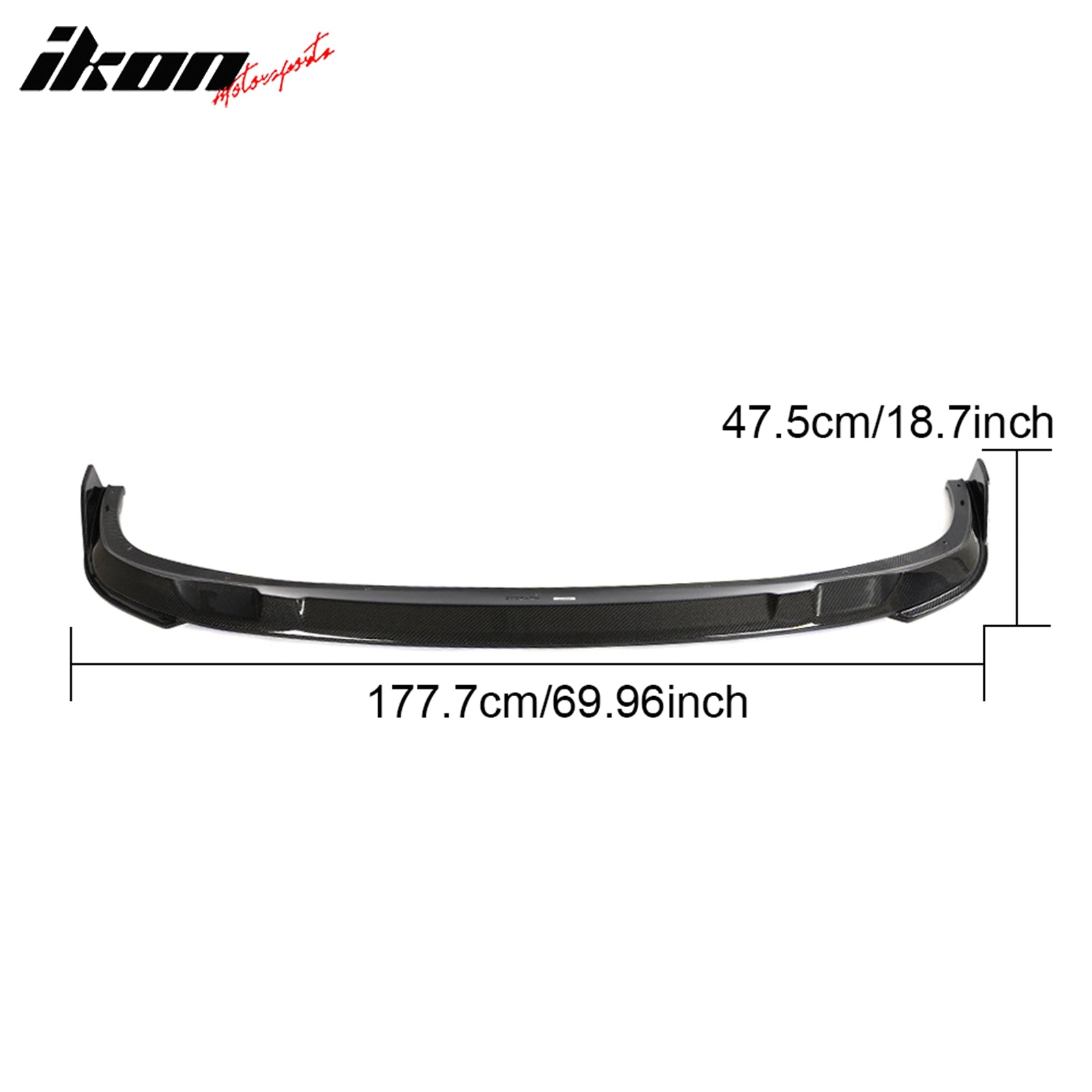 Fits 23-26 BMW G20 LCI M340i M Sport Carbon Fiber Front Bumper Lip 3D Style Kit