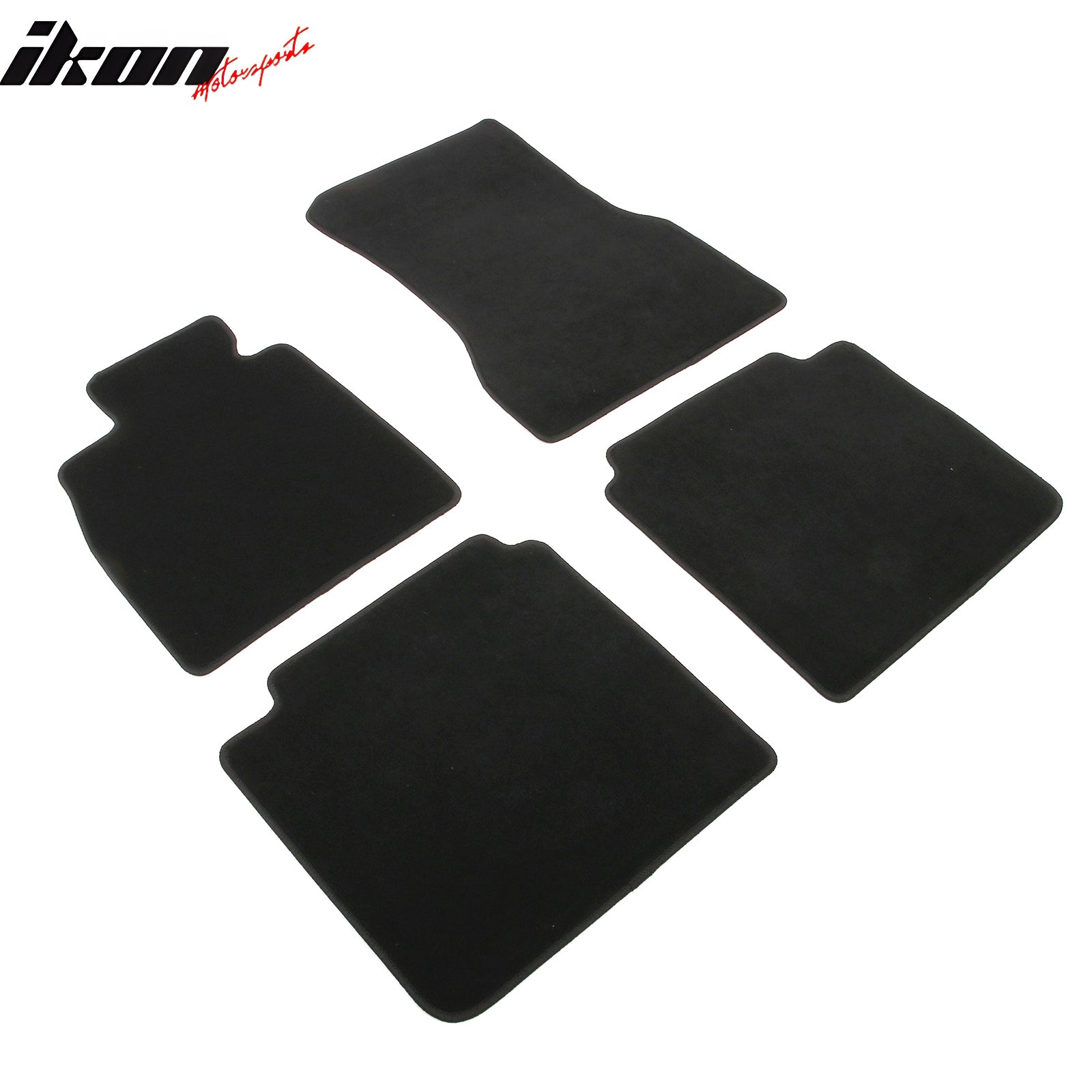 Fits 23-25 BMW I7 & 750e Anti-Slip First Second Row Floor Mats Carpet Nylon 4PCS