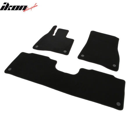 Fits 23-25 Benz EQS SUV X296 Anti-Slip First Second Row Floor Mats Carpets Nylon