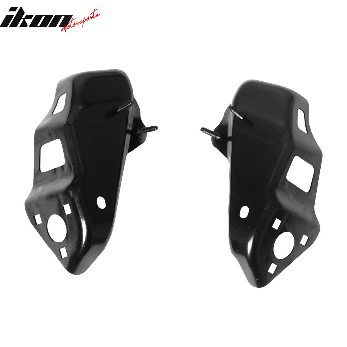 For 23-25 Corvette C8 E-Ray Z06 ZR1 Z07 Style Pearl Black Trunk Spoiler Brackets