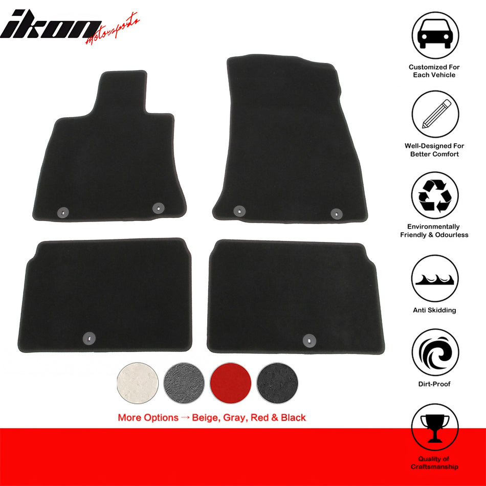 2023-2025 Genesis Electrified G80 OE Style Black Floor Mats Nylon 4PCS