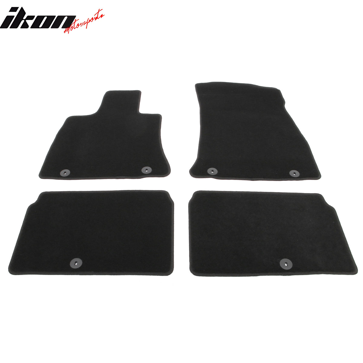 Fits 23-25 Genesis Electrified G80 Anti-Slip Floor Mats Carpets Nylon 4PCS Black