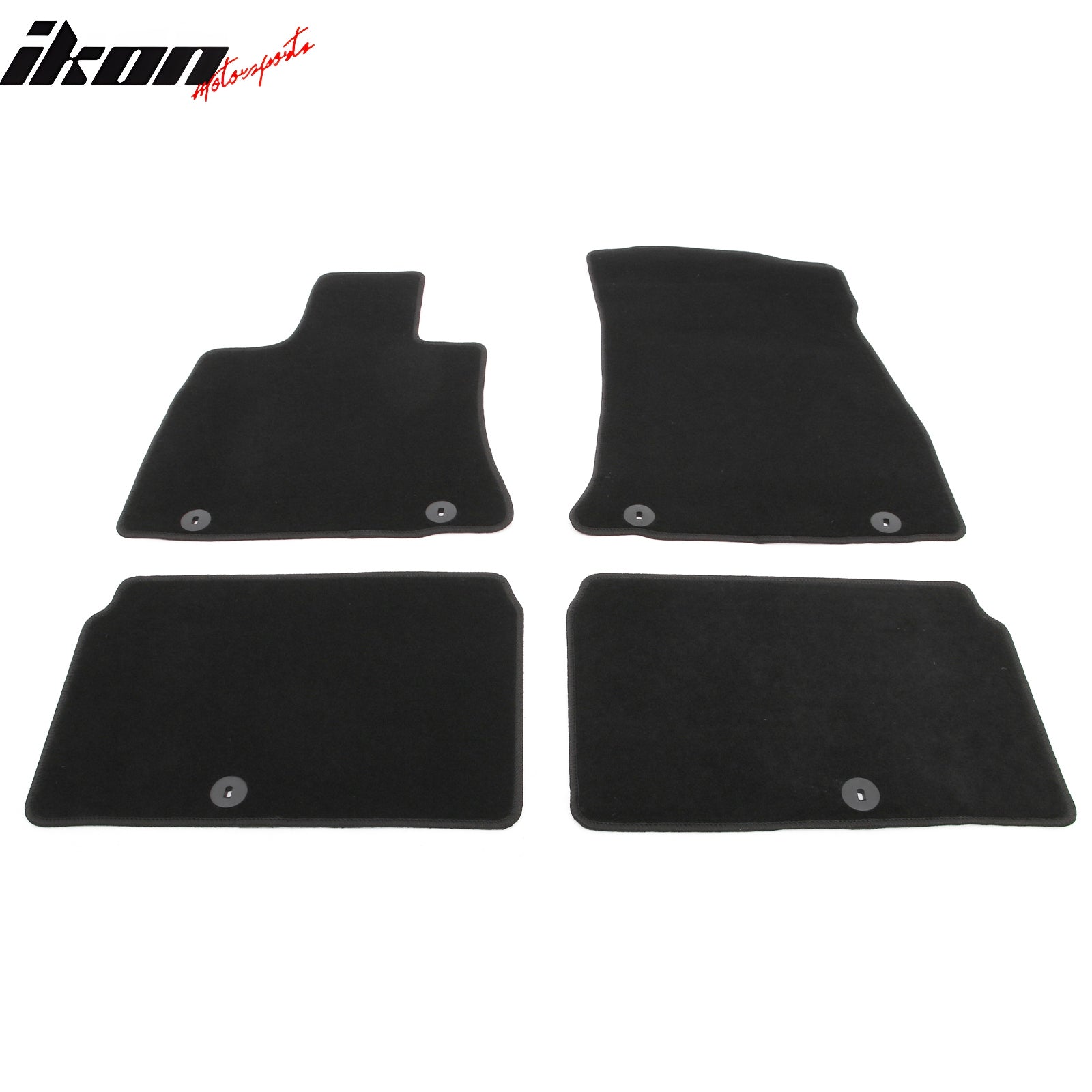 Fits 23-25 Genesis Electrified G80 Anti-Slip Floor Mats Carpets Nylon 4PCS Black