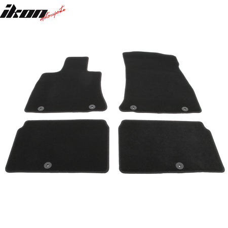 Fits 23-25 Genesis Electrified G80 Anti-Slip Floor Mats Carpets Nylon 4PCS Black