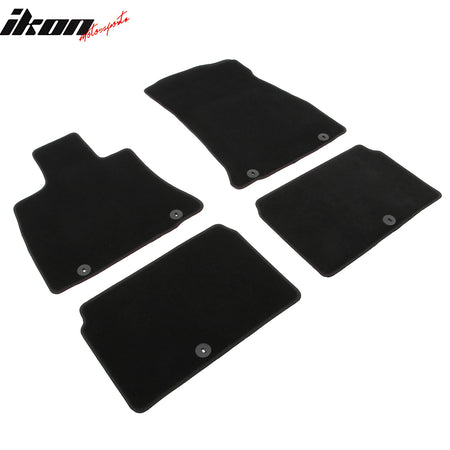 Fits 23-25 Genesis Electrified G80 Anti-Slip Floor Mats Carpets Nylon 4PCS Black
