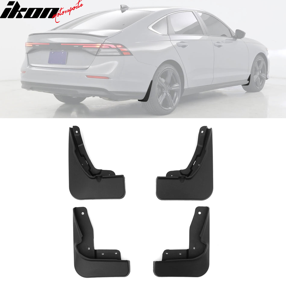 2023-2026 Honda Accord 11th Gen Front Rear Mud Flaps Splash Guards PP