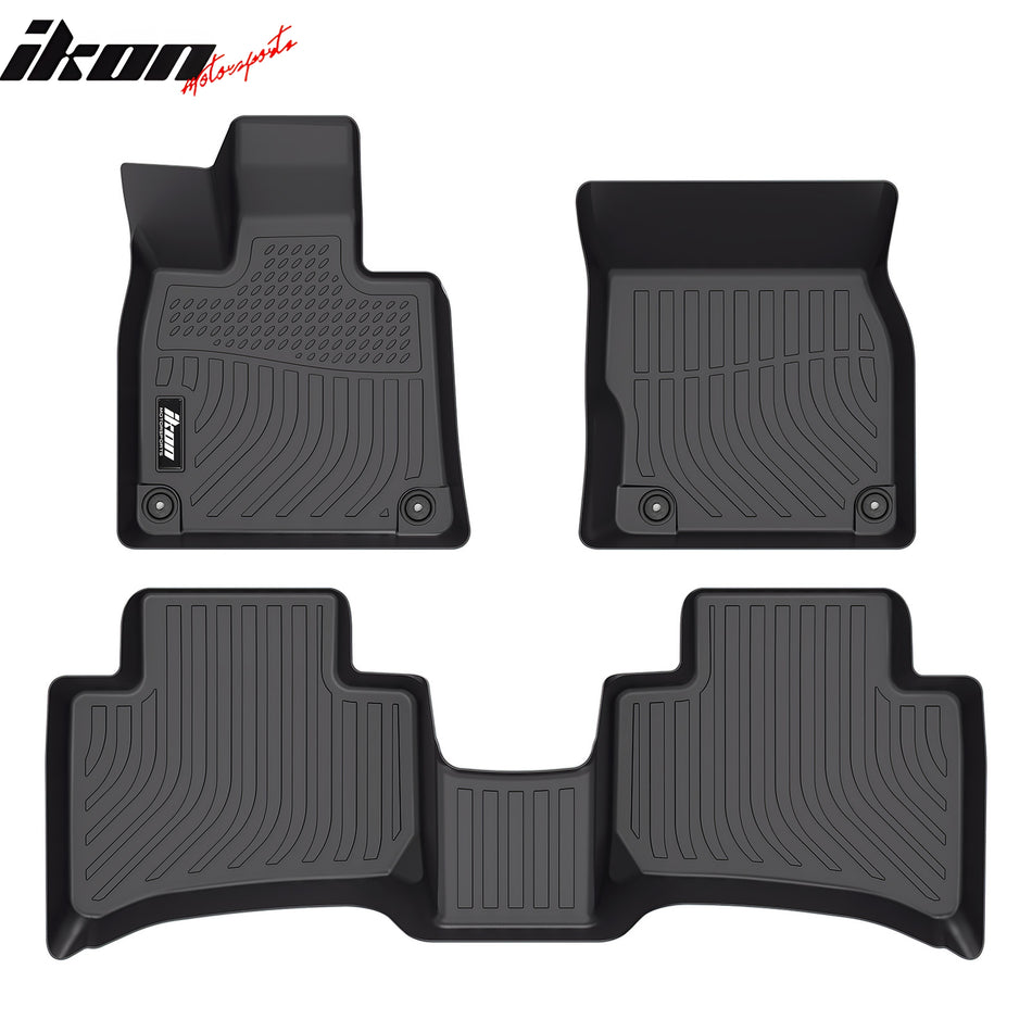 2023-2025 Maserati Grecale Floor Mats TPE Carpets All Weather 3D Liner