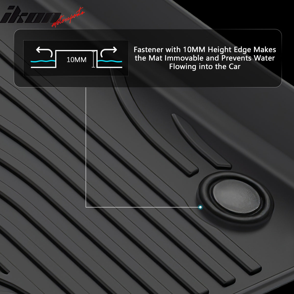 Fits 23-25 Nissan Z Floor Mats TPE All Weather 3D Carpets Heavy Duty Liner Guard