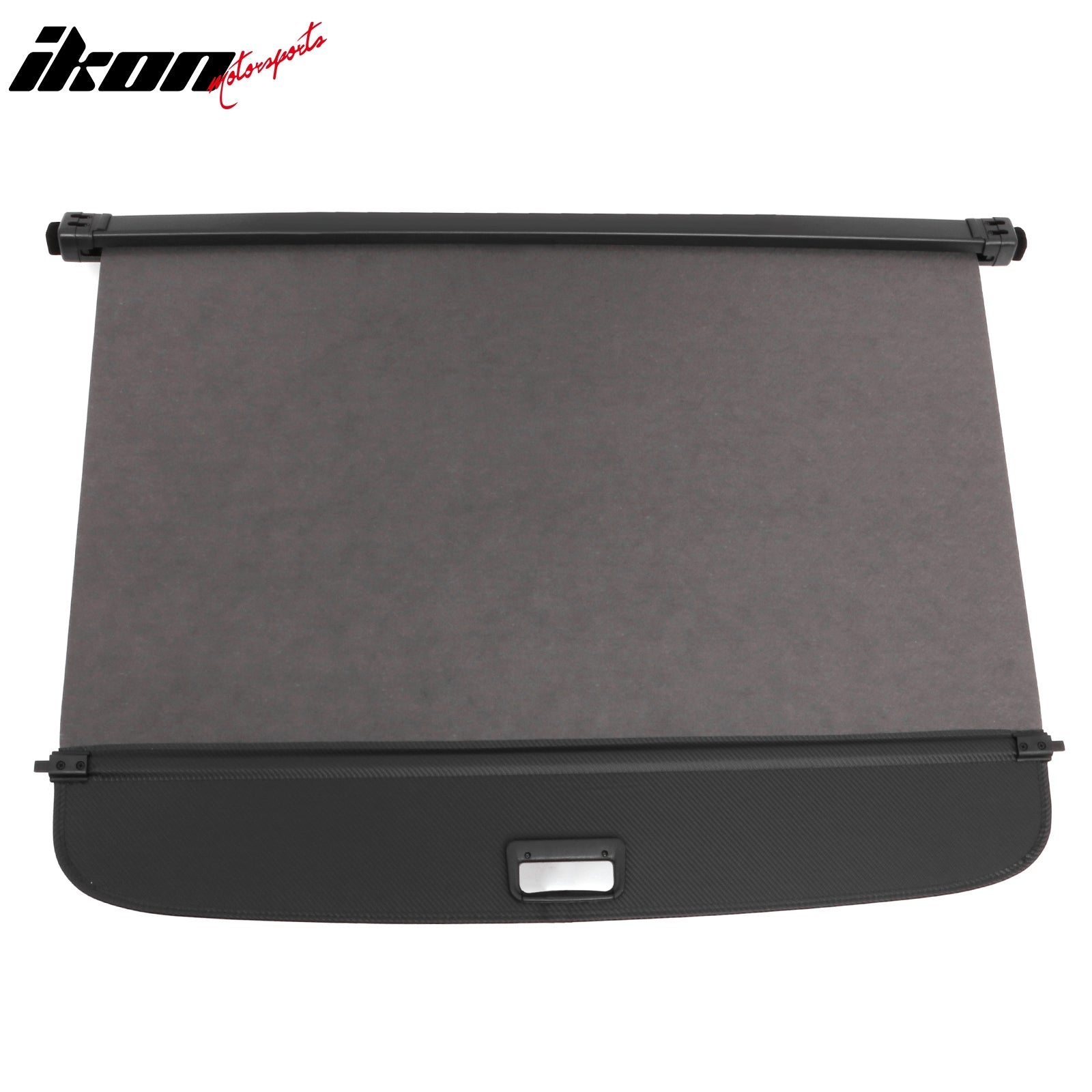 Fits 23-26 Cadillac LYRIQ Carbon Fiber Print Retractable Rear Trunk Cargo Cover