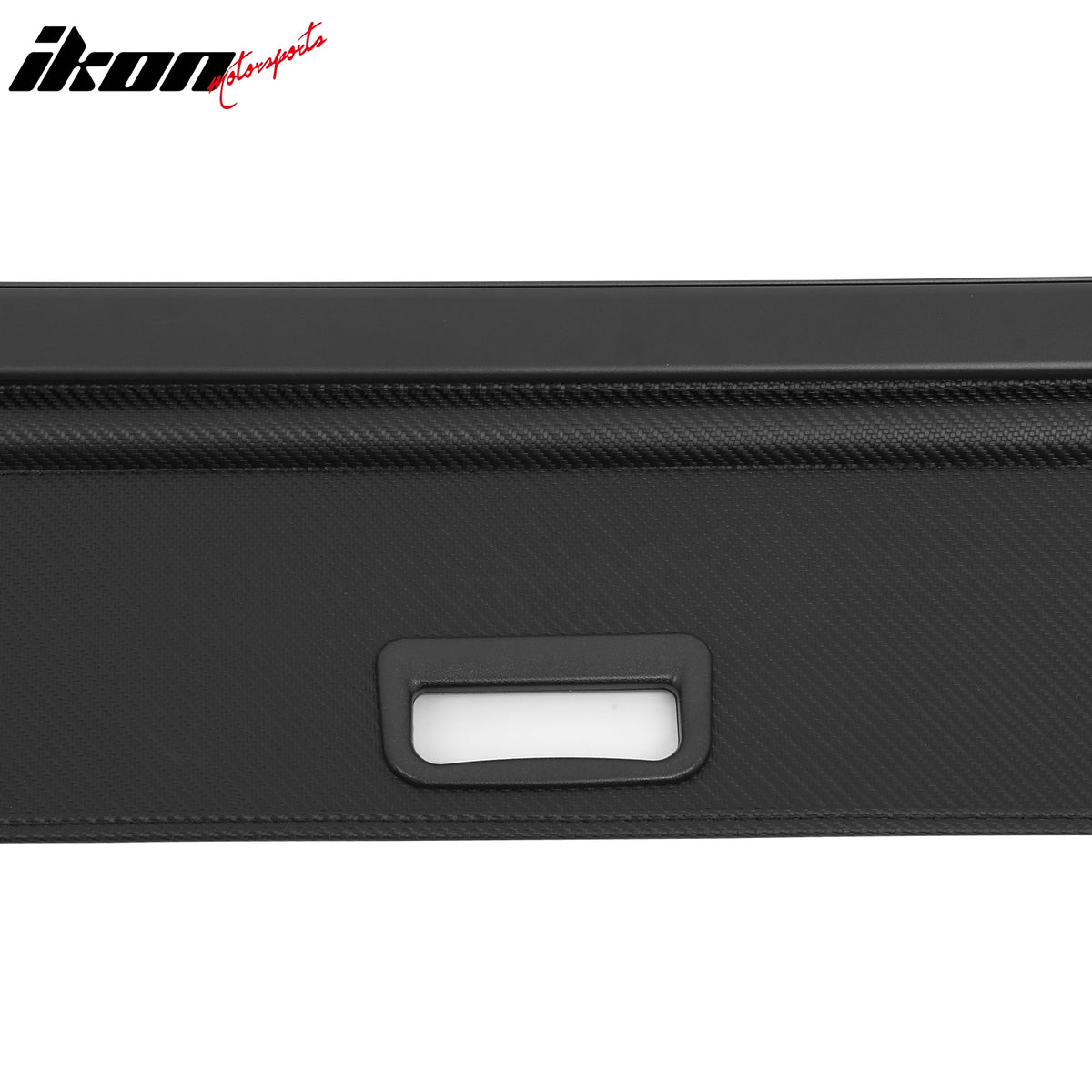 Fits 23-26 Cadillac LYRIQ Carbon Fiber Print Retractable Rear Trunk Cargo Cover